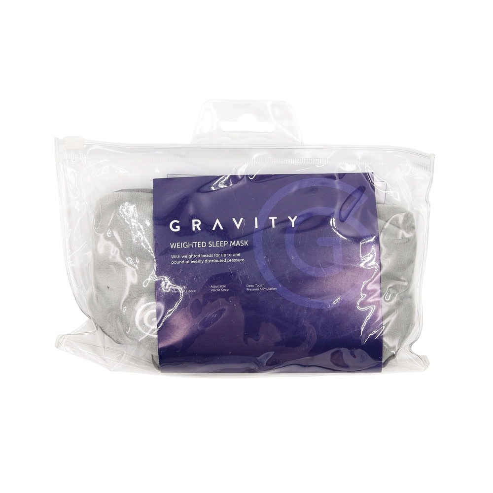 Gravity - Weighted Sleep Mask - Grey - 1 lb